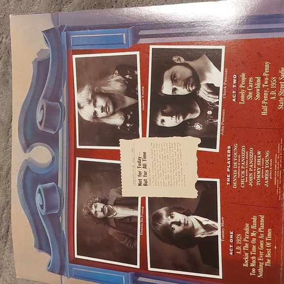 STYX "Paradise Theater" Album released in 1980 by A & M Records - Picture 2 of 7